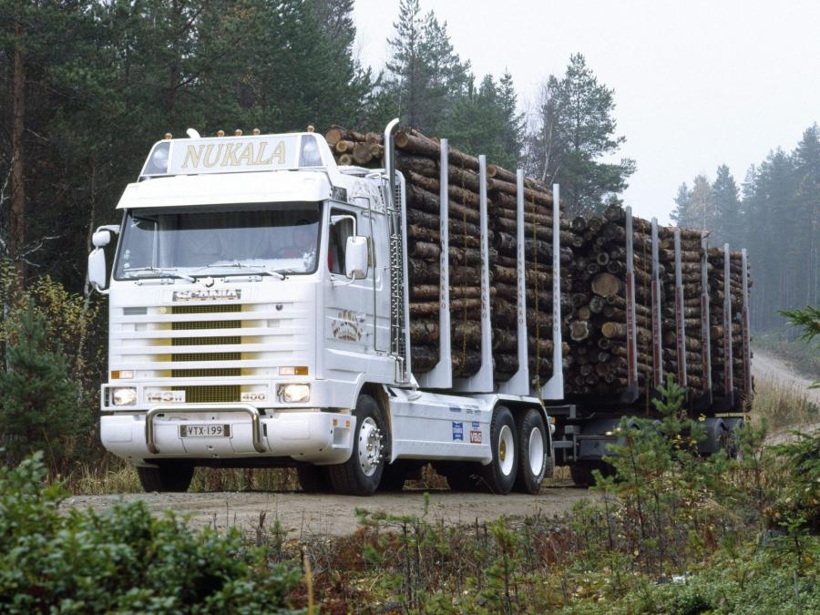  Scania R143H 6x4 Timber Truck 1988 года  (фото 1 из 1)